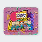 Mousepad 20x24 cm - Diseño Rugrats Fondo Morado Retro - Miniatura 1