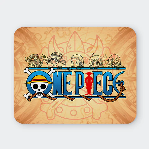 Mousepad 20x24 cm - Diseño One Piece Tripulación
