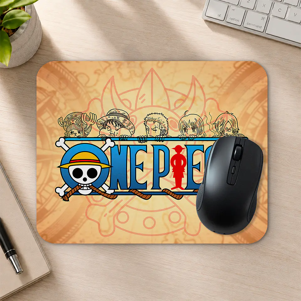 Mousepad 20x24 cm - Diseño One Piece Tripulación 2