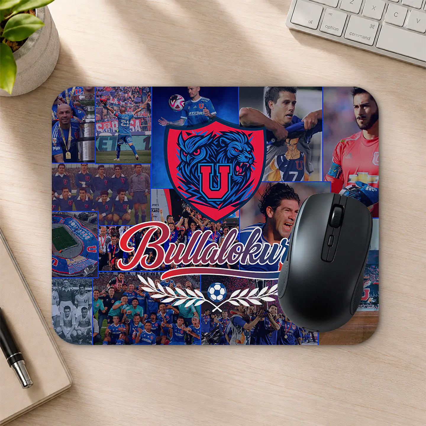 Mousepad 20x24 cm - Diseño Universidad de Chile Bullanguera 2