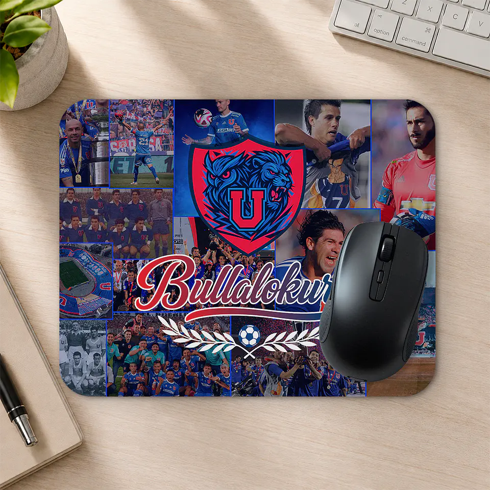 Mousepad 20x24 cm - Diseño Universidad de Chile Bullanguera 2