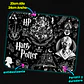 Mousepad 20x24 cm - Diseño Harry Potter Blanco y Negro - Miniatura 3
