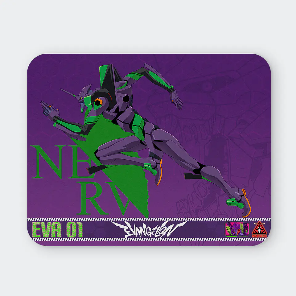 Mousepad 20x24 cm - Diseño Evangelion EVA 01 1