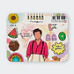 Mousepad 20x24 cm - Diseño Harry Styles Collage Pop - Miniatura 1