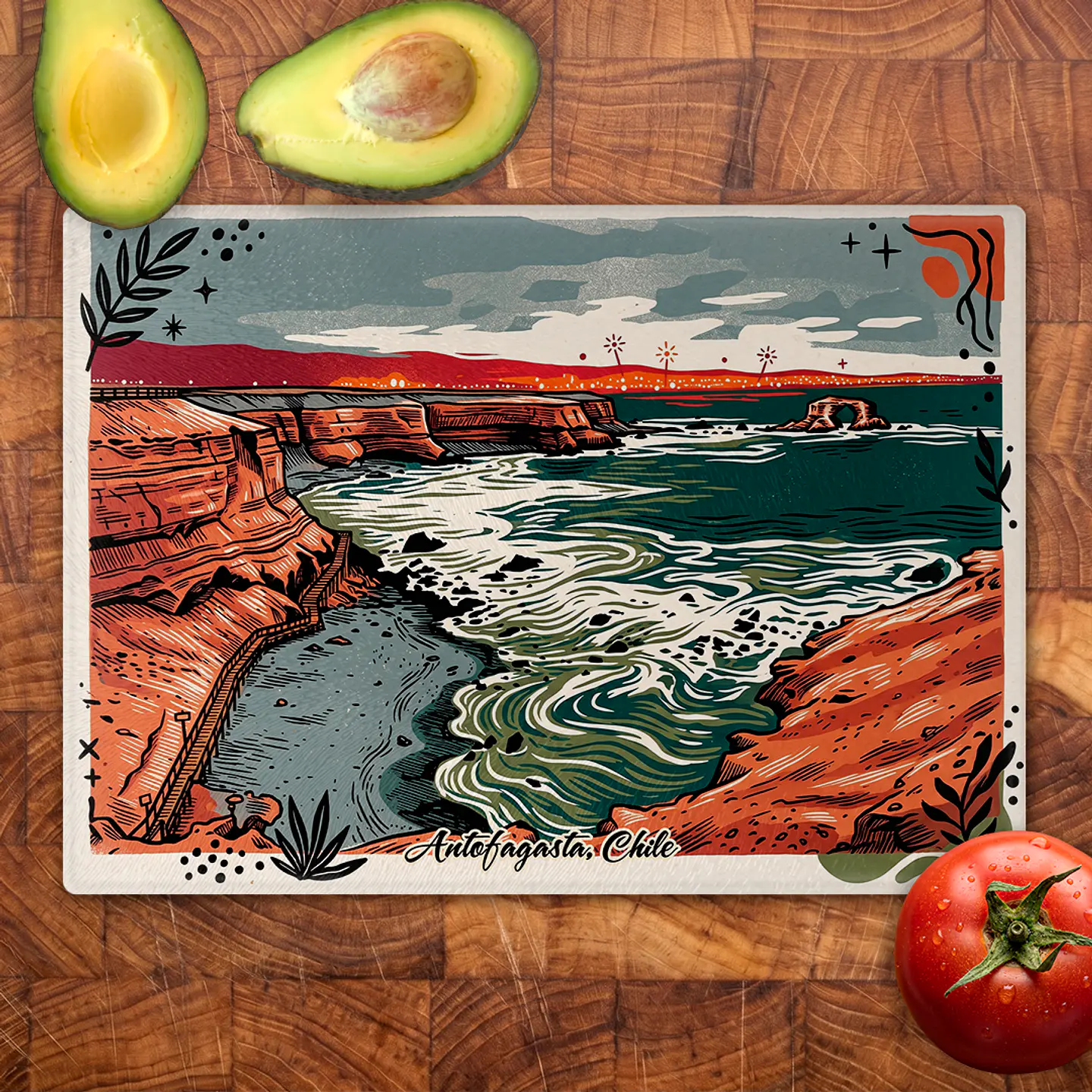 Tabla de cocina - Diseño La Portada de Antofagasta 2