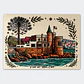 Tabla de cocina - Diseño Castillo Wulff de Viña del Mar - Miniatura 1