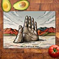 Tabla de cocina - Diseño Mano del Desierto de Antofagasta - Miniatura 2