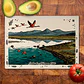 Tabla de cocina - Diseño Salar de Atacama y Flamencos - Miniatura 2