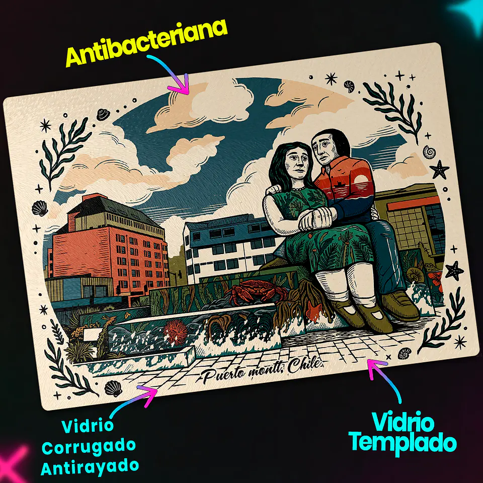 Tabla de cocina - Diseño Sentados Frente al Mar de Puerto Montt 3
