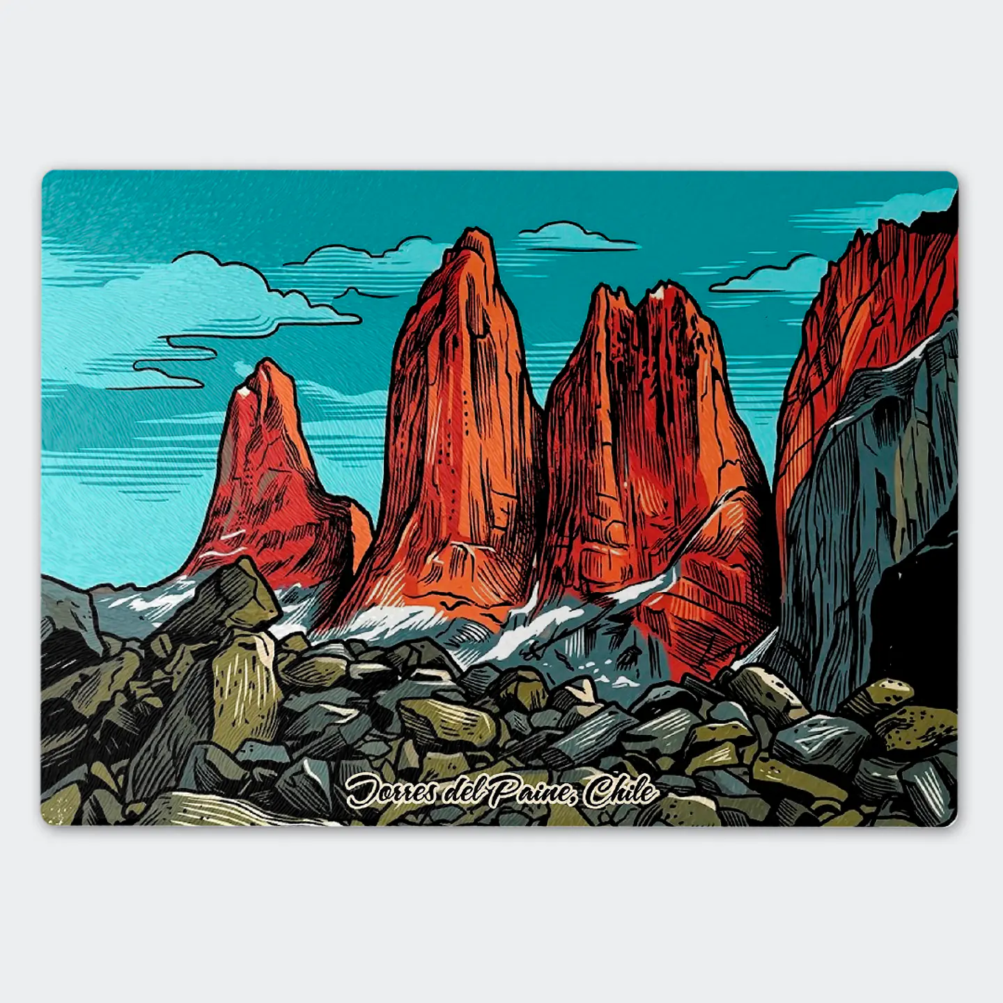 Tabla de cocina - Diseño Mirador Base Torres del Paine 1