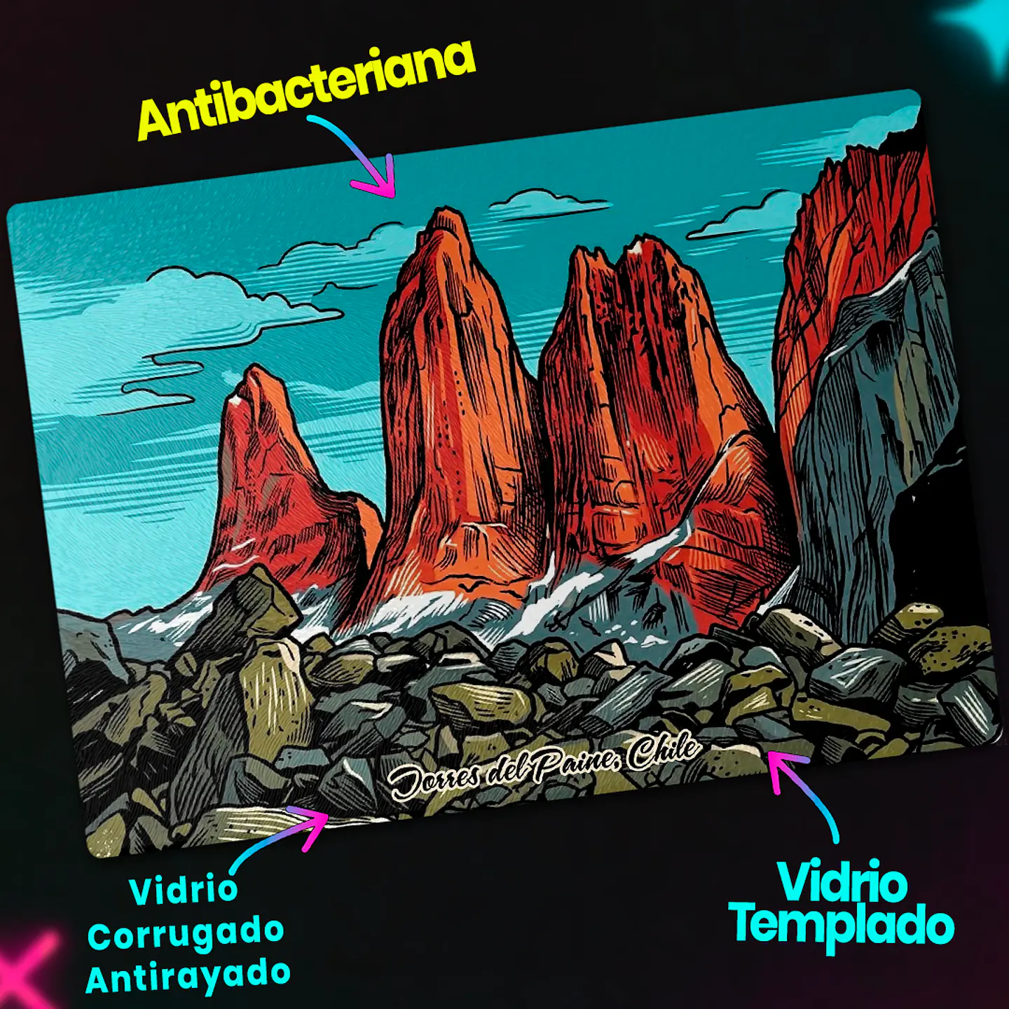 Tabla de cocina - Diseño Mirador Base Torres del Paine 3