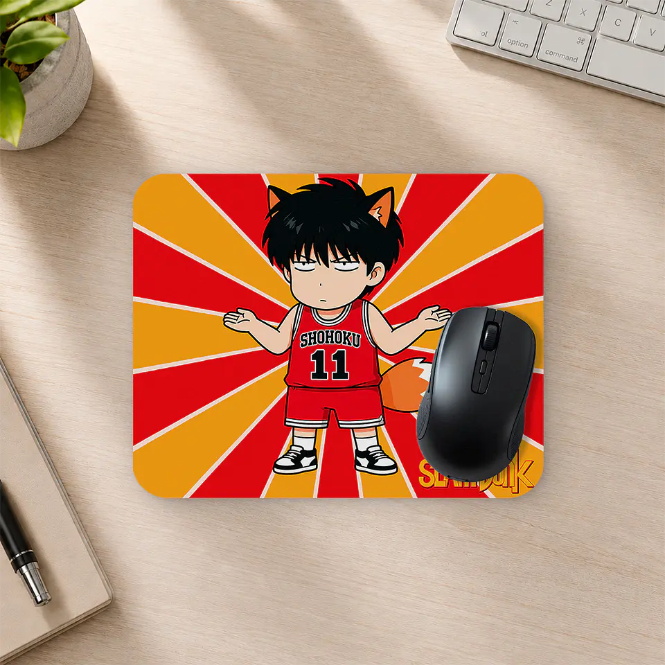 Mousepad 20x24 cm - Diseño Slam Dunk Chibi Zorro 2