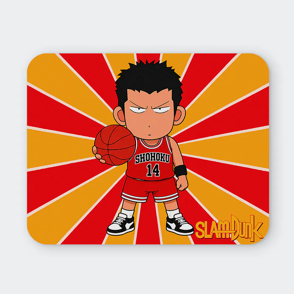 Mousepad 20x24 cm - Diseño Slam Dunk Chibi Mitsui 1