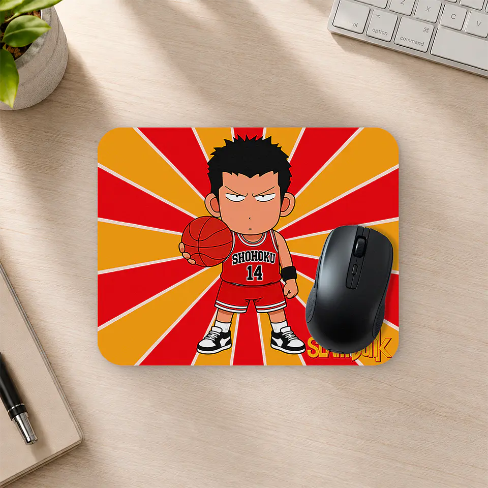 Mousepad 20x24 cm - Diseño Slam Dunk Chibi Mitsui 2