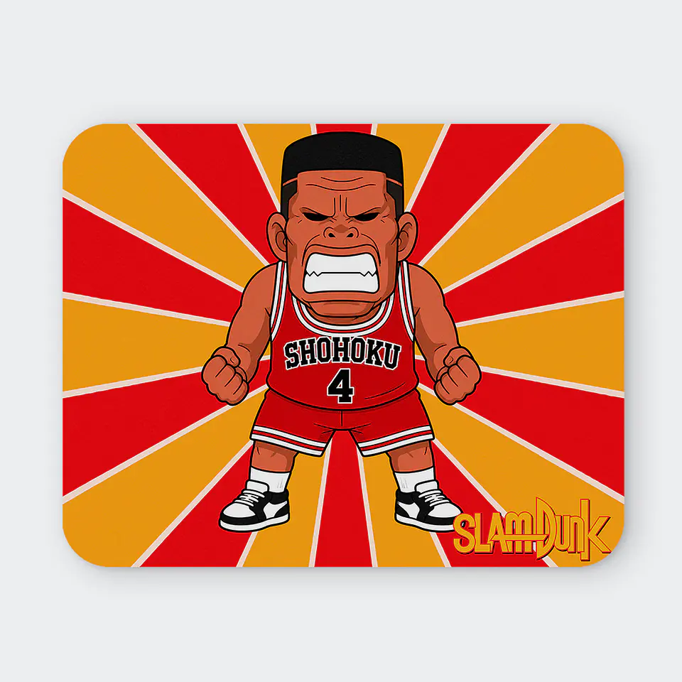Mousepad 20x24 cm - Diseño Slam Dunk Chibi Akagi 1