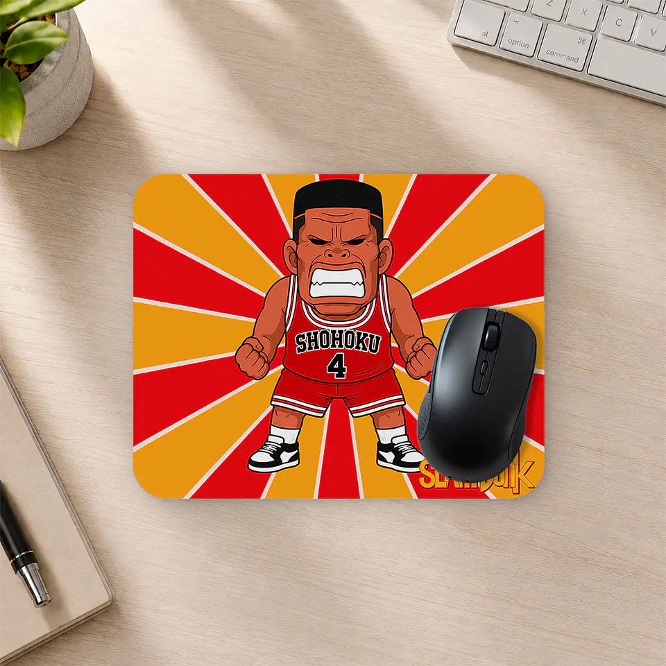 Mousepad 20x24 cm - Diseño Slam Dunk Chibi Akagi 2