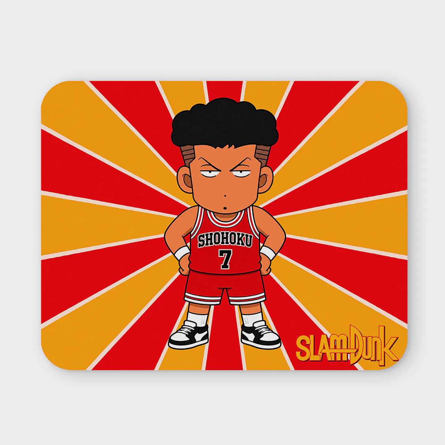 Mousepad 20x24 cm - Diseño Slam Dunk Chibi Miyagi 1