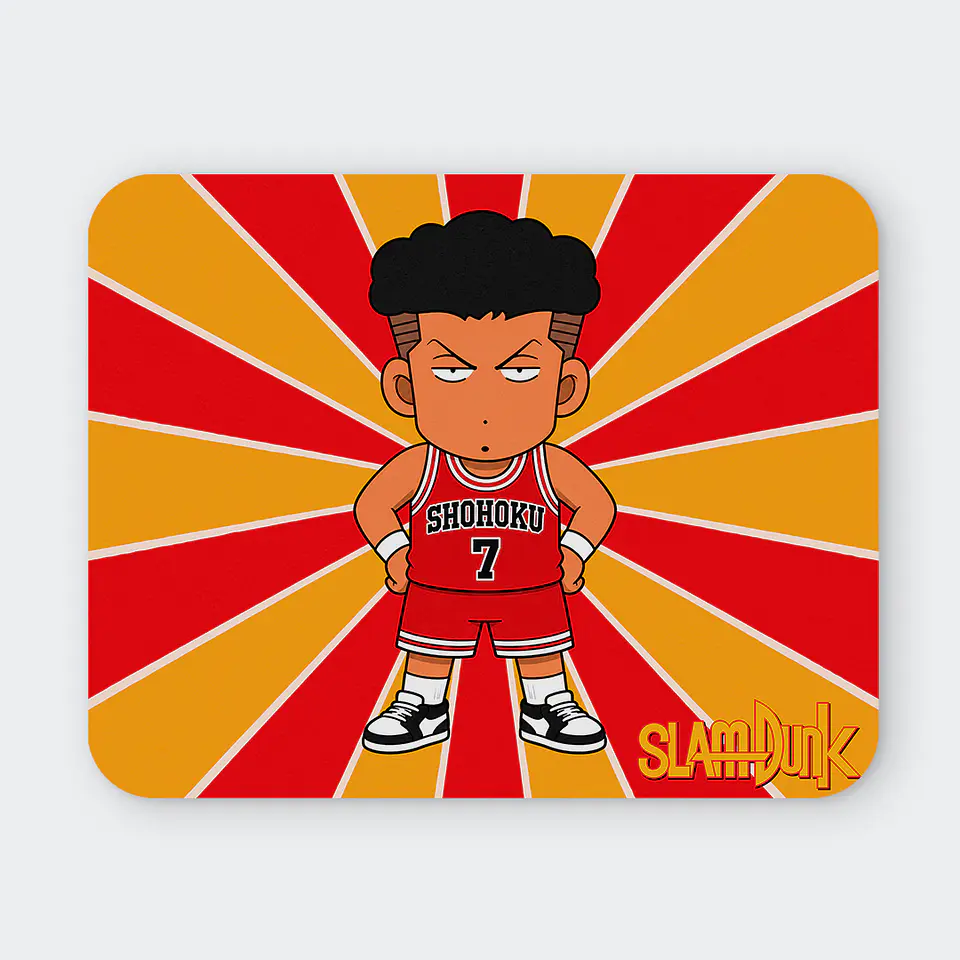 Mousepad 20x24 cm - Diseño Slam Dunk Chibi Miyagi 1