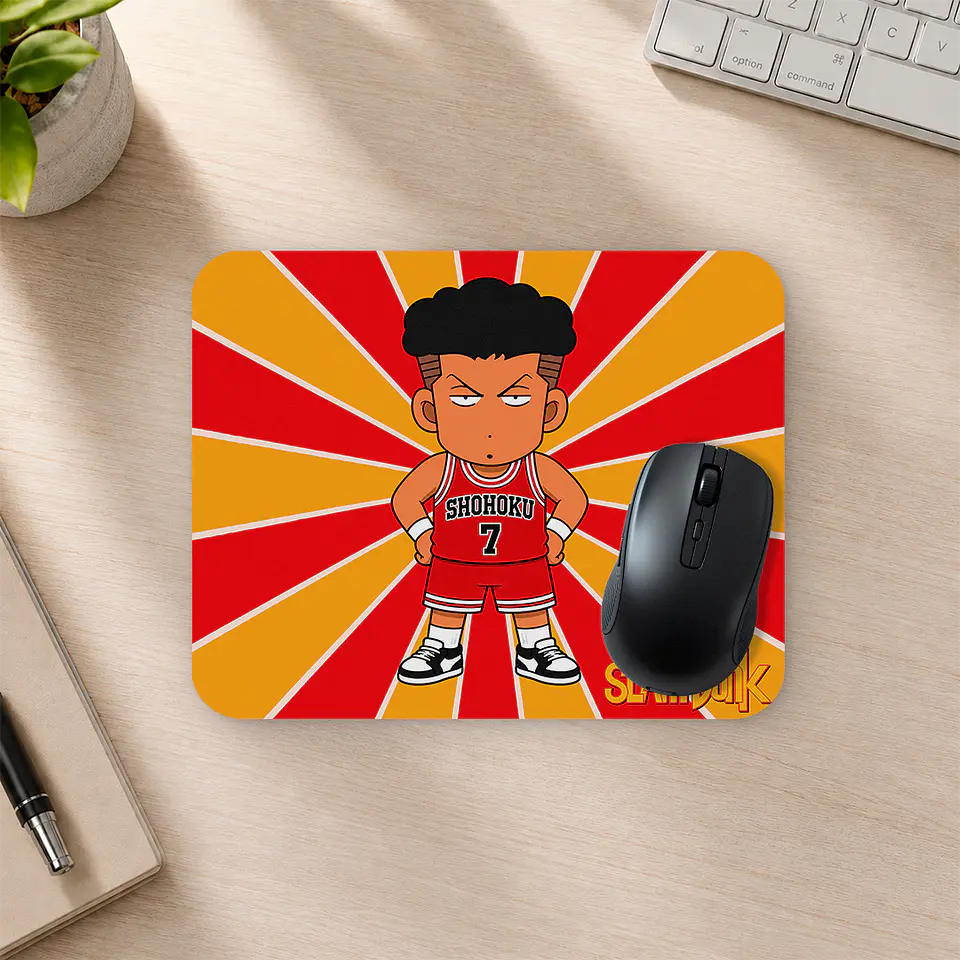 Mousepad 20x24 cm - Diseño Slam Dunk Chibi Miyagi 2