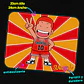 Mousepad 20x24 cm - Diseño Slam Dunk Chibi Hanamichi - Miniatura 3