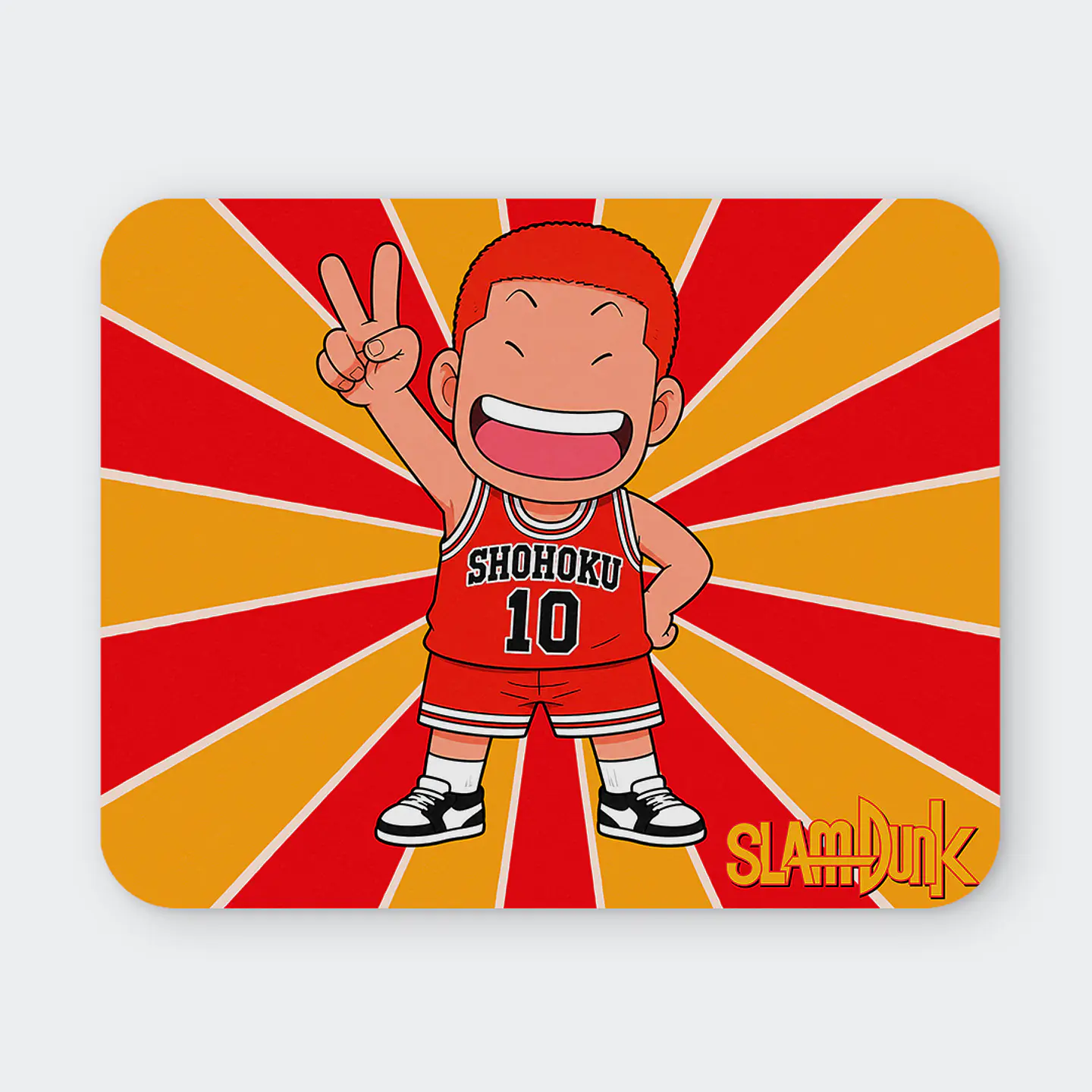 Mousepad 20x24 cm - Diseño Slam Dunk Chibi Hanamichi 1