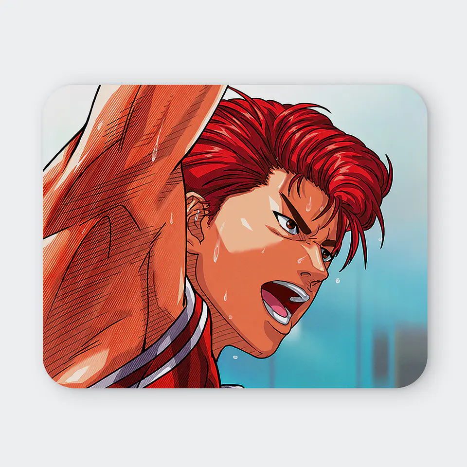 Mousepad 20x24 cm - Diseño Slam Dunk Sakuragi Acción 1
