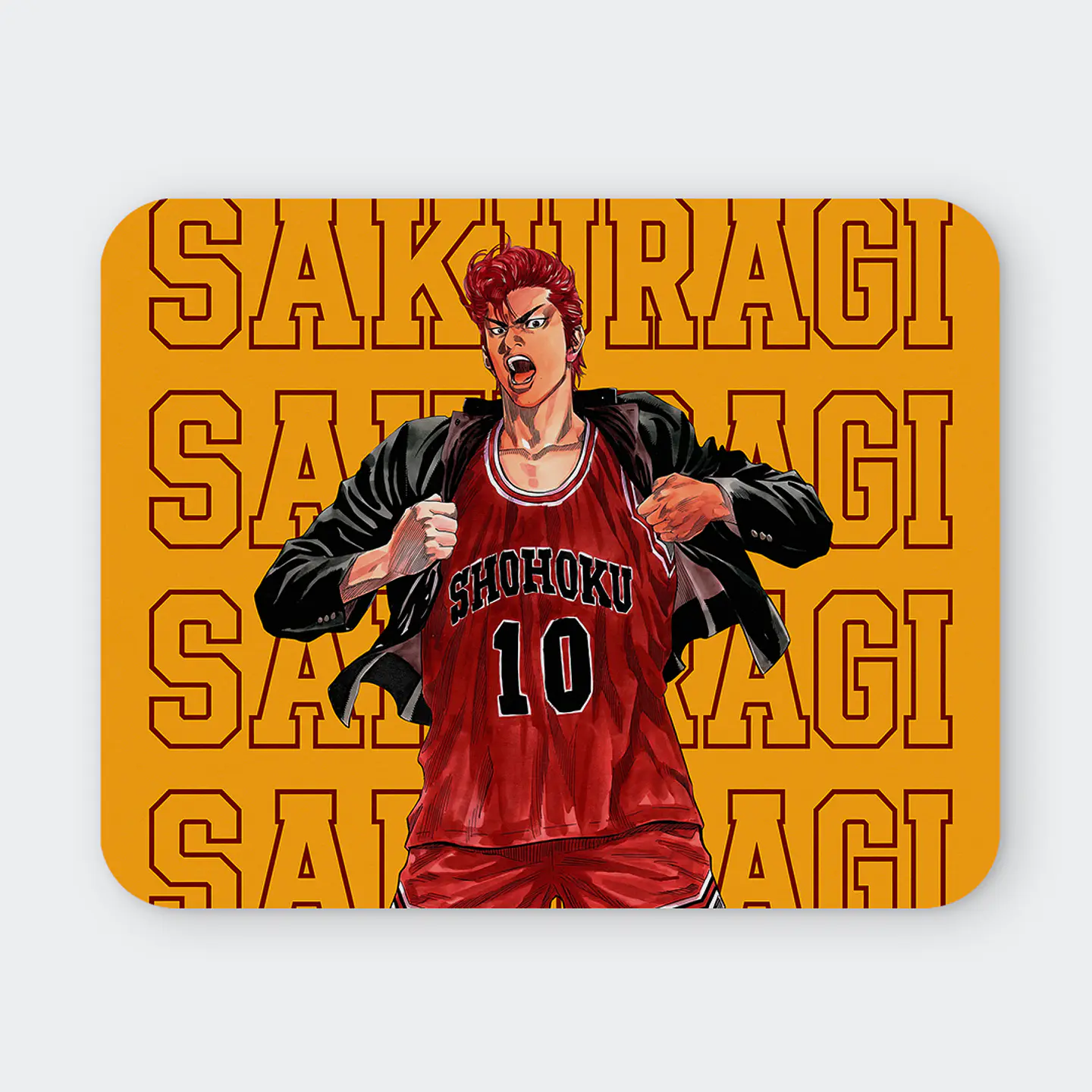 Mousepad 20x24 cm - Diseño Slam Dunk Sakuragi Shohoku 1