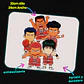Mousepad 20x24 cm - Diseño Slam Dunk Equipo Chibi - Miniatura 3