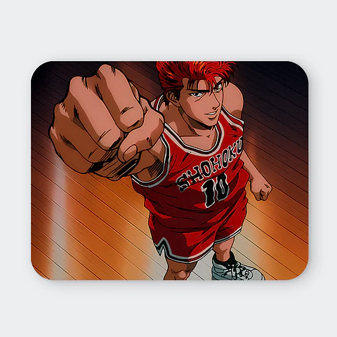 Mousepad 20x24 cm - Diseño Slam Dunk Sakuragi Puño