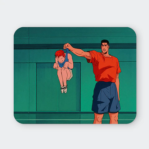 Mousepad 20x24 cm - Diseño Slam Dunk Entrenamiento