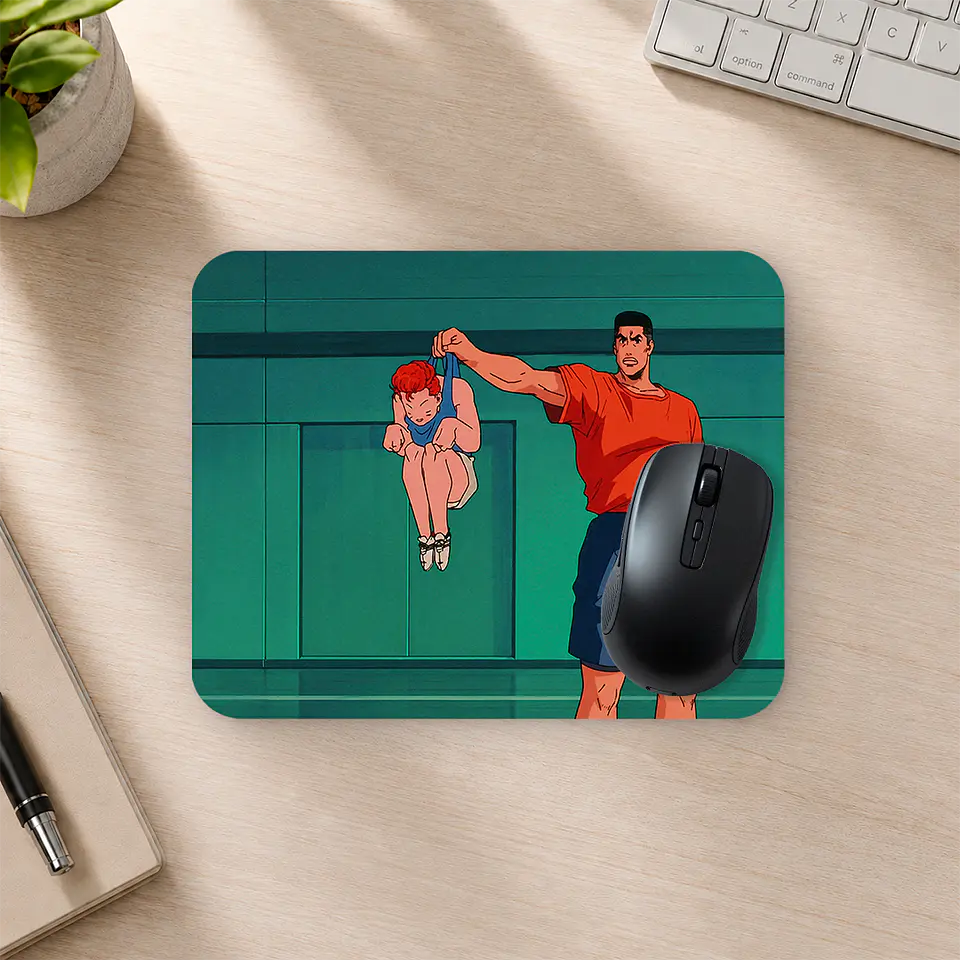 Mousepad 20x24 cm - Diseño Slam Dunk Entrenamiento 2