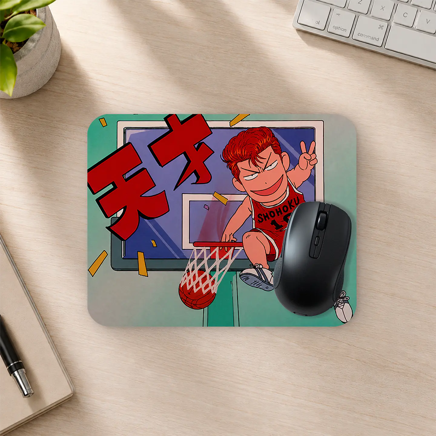 Mousepad 20x24 cm - Diseño Slam Dunk Chibi Volcada 2