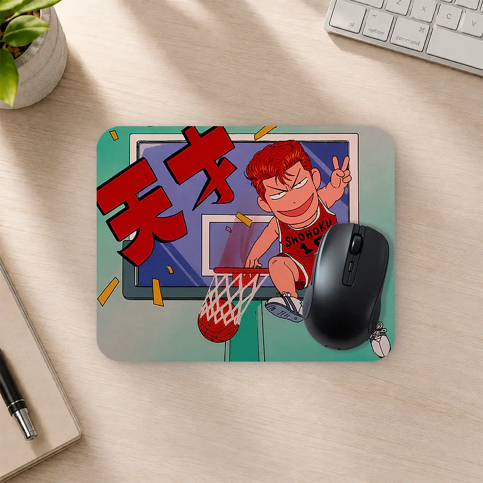 Mousepad 20x24 cm - Diseño Slam Dunk Chibi Volcada 2