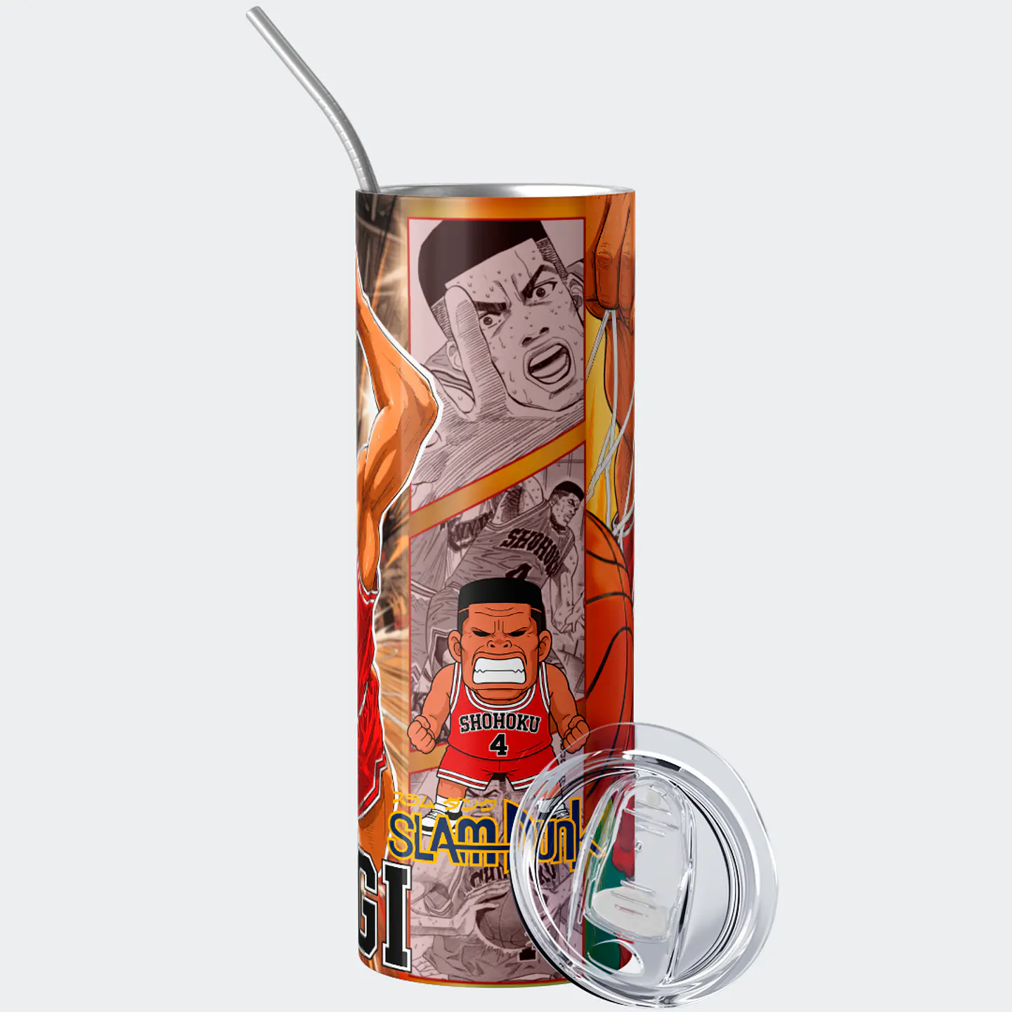Mug Termo 600ml - Diseño Slam Dunk Akagi Capitán Shohoku 3
