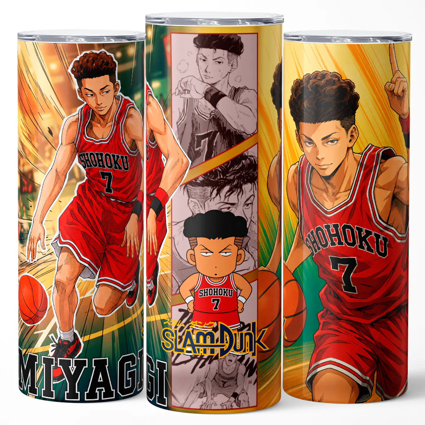 Mug Termo 600ml - Diseño Slam Dunk Ryota Miyagi Base de Shohoku 2