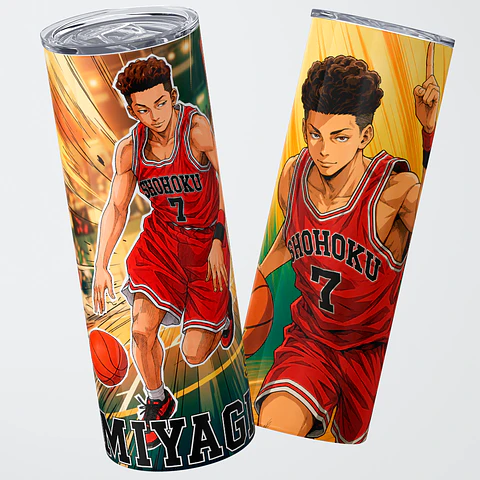 Mug Termo 600ml - Diseño Slam Dunk Ryota Miyagi Base de Shohoku