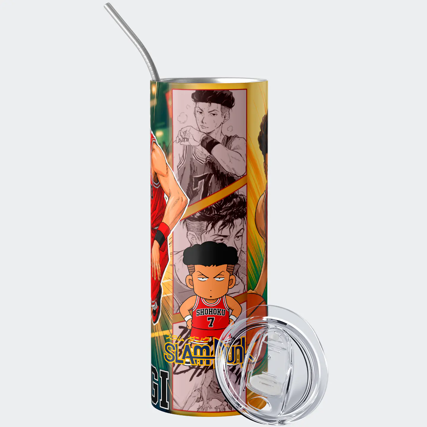Mug Termo 600ml - Diseño Slam Dunk Ryota Miyagi Base de Shohoku 3