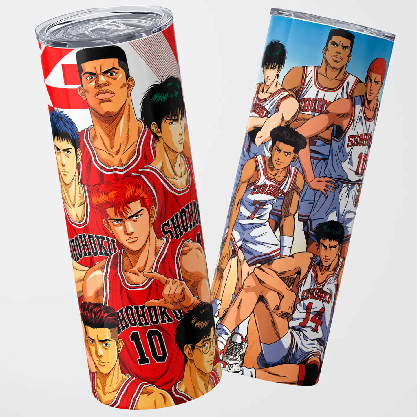 Mug Termo 600ml - Diseño Slam Dunk Equipo Shohoku 1