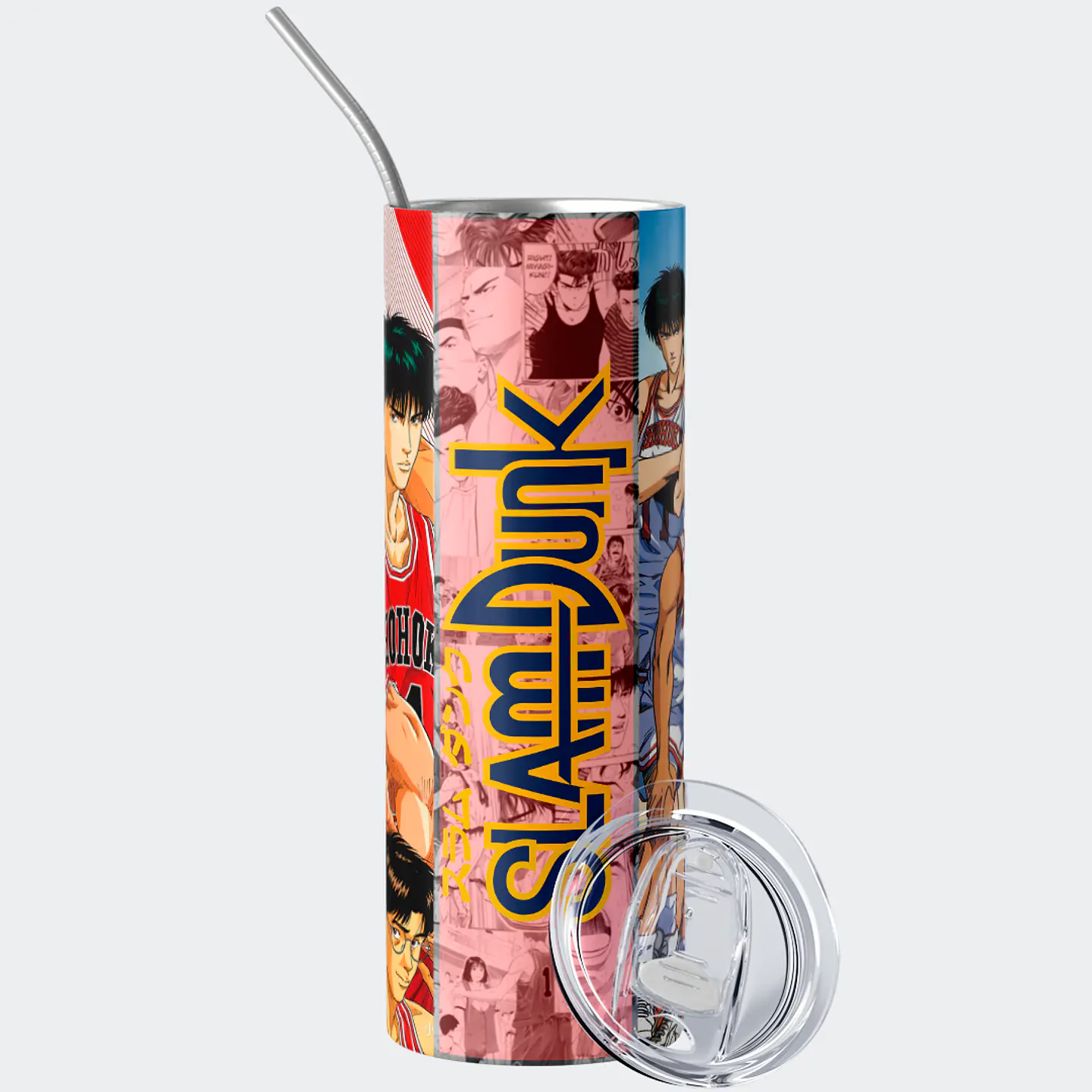 Mug Termo 600ml - Diseño Slam Dunk Equipo Shohoku 2