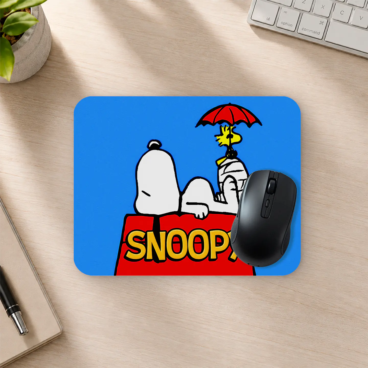 Mousepad 20x24 cm - Diseño Snoopy Casita Azul 2