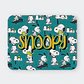 Mousepad 20x24 cm - Diseño Snoopy Fondo Turquesa - Miniatura 1