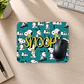 Mousepad 20x24 cm - Diseño Snoopy Fondo Turquesa - Miniatura 2