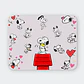 Mousepad 20x24 cm - Diseño Snoopy Corazones - Miniatura 1