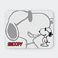 Mousepad 20x24 cm - Diseño Snoopy Minimal Gris - Miniatura 1