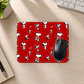 Mousepad 20x24 cm - Diseño Snoopy Fondo Rojo Corazones - Miniatura 2