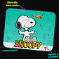 Mousepad 20x24 cm - Diseño Snoopy Fondo Turquesa Love - Miniatura 3
