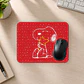 Mousepad 20x24 cm - Diseño Snoopy Abrazo Fondo Rojo - Miniatura 2