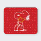 Mousepad 20x24 cm - Diseño Snoopy Abrazo Fondo Rojo - Miniatura 1
