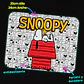 Mousepad 20x24 cm - Diseño Snoopy Casita Roja Cómic - Miniatura 3