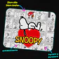 Mousepad 20x24 cm - Diseño Snoopy Corazón Cómic - Miniatura 3